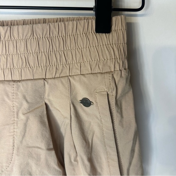 CALIA Women's Double Layer Hem Pleated Shorts in Sandstone Gray, Khaki, Size XXS - Picture 6 of 9